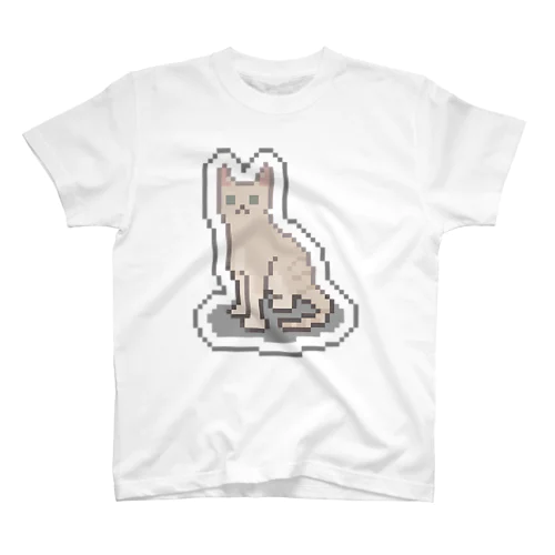 猫(フチあり) スタンダードTシャツ