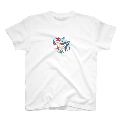 手裏剣花吹雪 Regular Fit T-Shirt