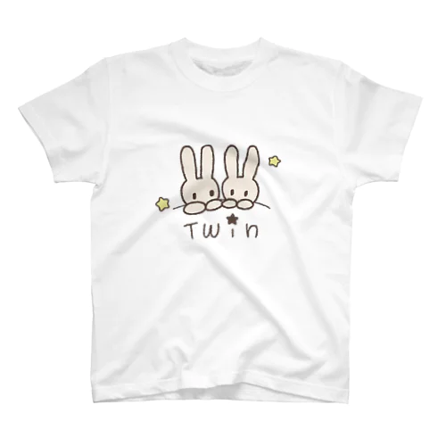 双子うさぎ スタンダードTシャツ