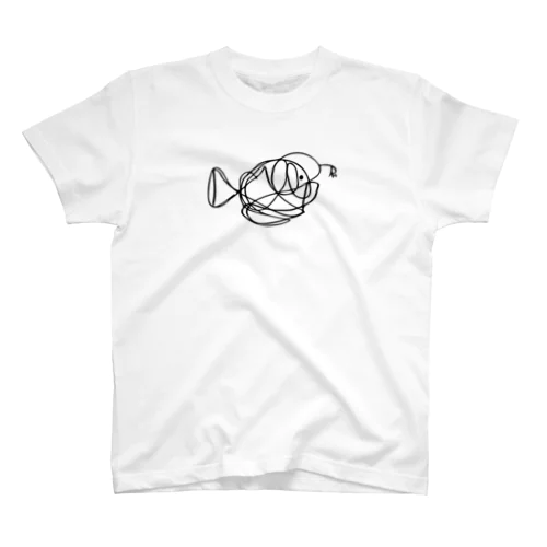 Scribbled Footballfish スタンダードTシャツ