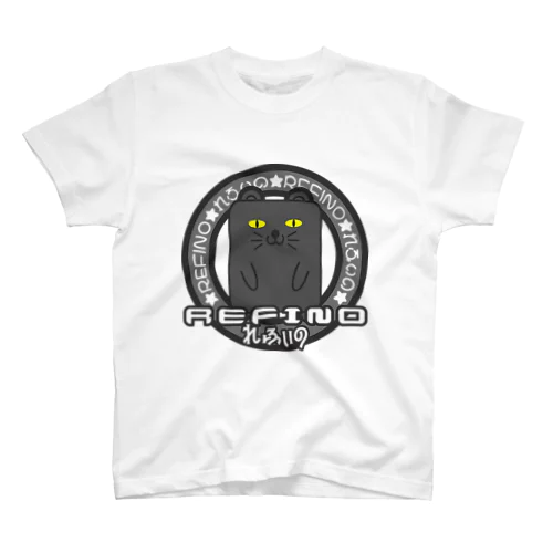 ハコネコ（黒）（refinoさんバージョン2） Regular Fit T-Shirt