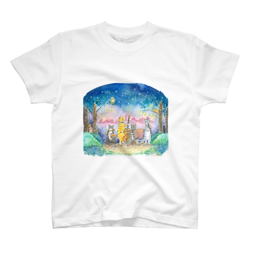 The cat band Regular Fit T-Shirt