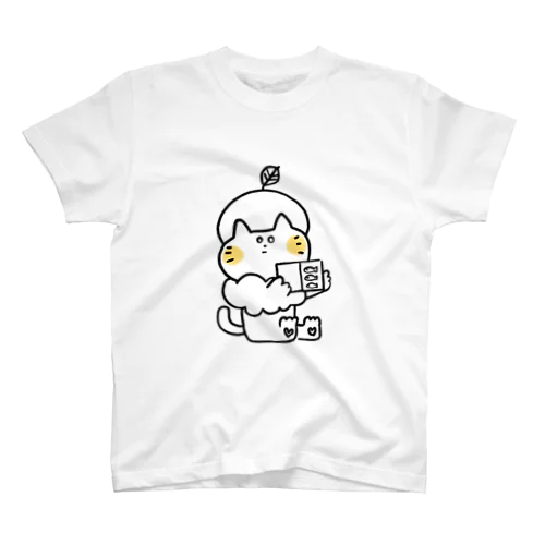 本好きネコくん Regular Fit T-Shirt