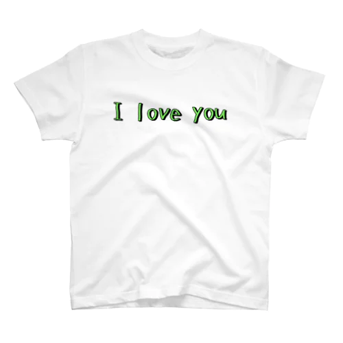 君が好き。【ライトグリーン】 Regular Fit T-Shirt