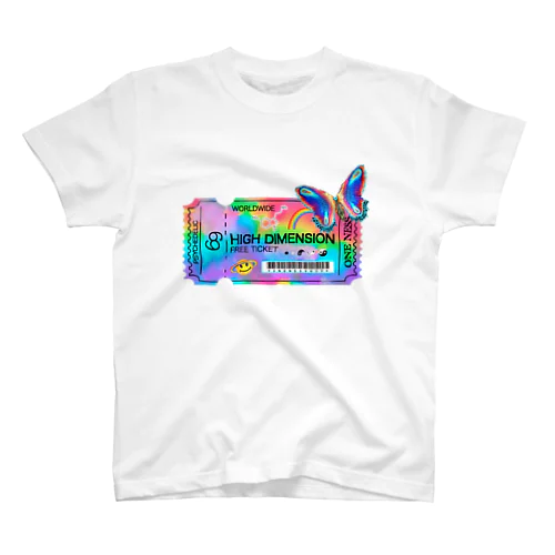 HIGH DIMENTIONオリジナルステッカー スタンダードTシャツ