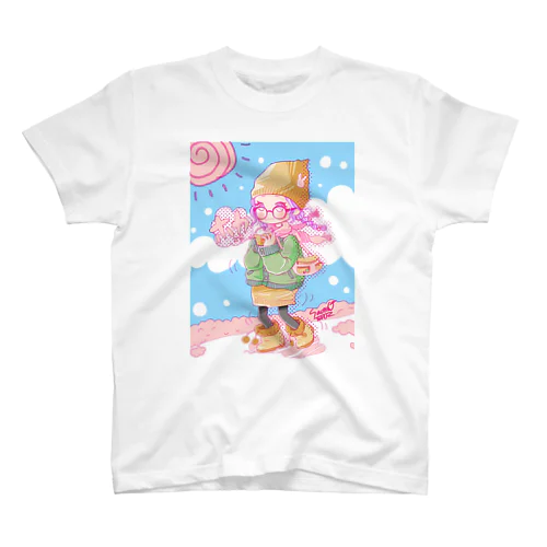 お散歩すたいる。うぃんた〜ばぁじょん。 スタンダードTシャツ