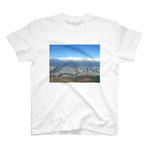 陣馬形山キャンプ場からの風景 Regular Fit T-Shirt