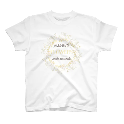 HAPPY FLOWERS Regular Fit T-Shirt