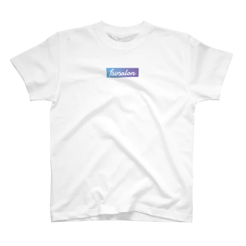 ロゴの下にグラデーション背景 Regular Fit T-Shirt