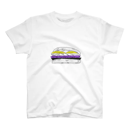 これ食うて生存！ノンバイナリーフラッグカラー スタンダードTシャツ