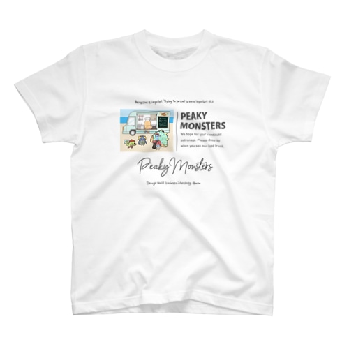 青空トーク(Tシャツ)ピキモンキッチンカーシリーズ Regular Fit T-Shirt