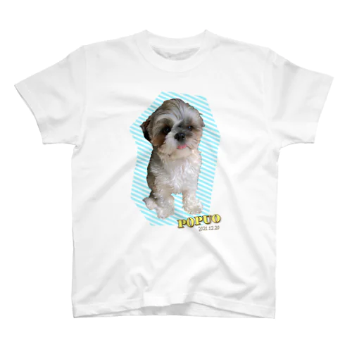 切り抜きポプお（寝ぼけ） Regular Fit T-Shirt