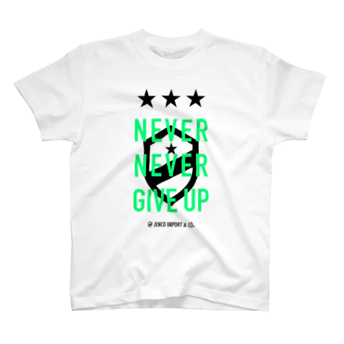 JENCO NEVER GIVE UP - GR スタンダードTシャツ