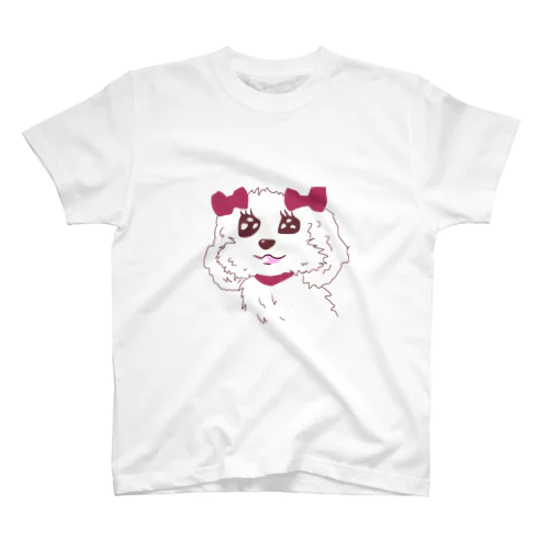 くちびる犬（マルチーズ） スタンダードTシャツ