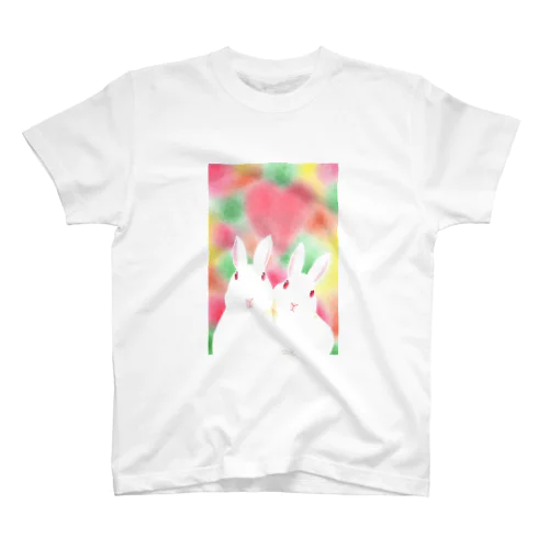 「白うさぎ」ミズノ リエ Regular Fit T-Shirt