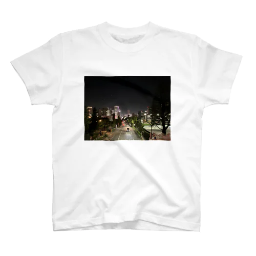 渋谷の夜景 Regular Fit T-Shirt