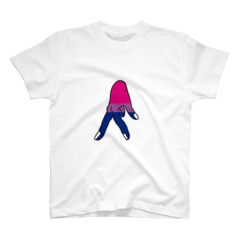 歩く　Bisexual Regular Fit T-Shirt