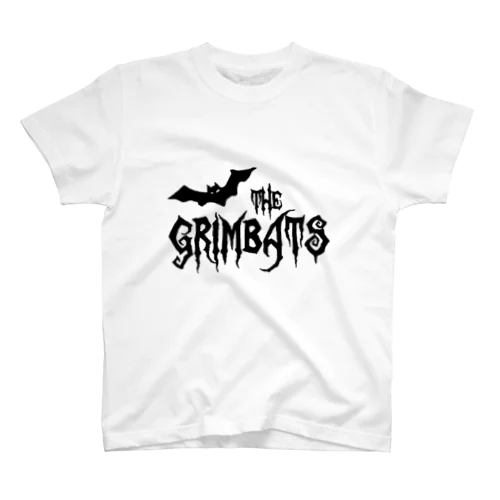 GRIMBATS logo-1 Black Regular Fit T-Shirt