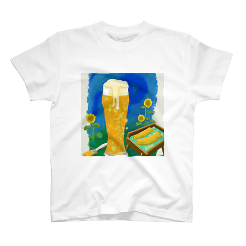 ビール（ゴッホ風） スタンダードTシャツ