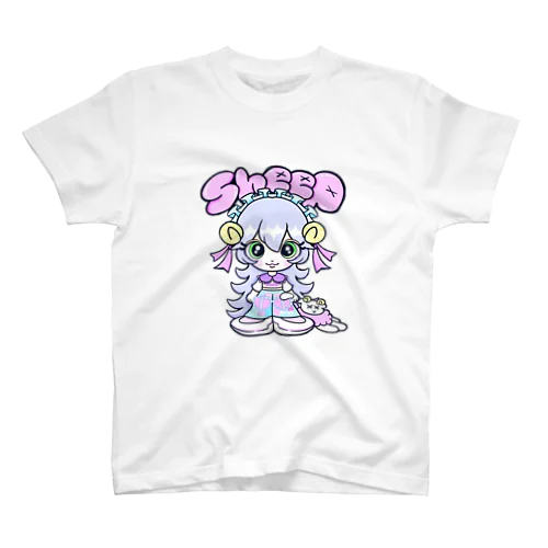 sheep デフォルメマスコット スタンダードTシャツ