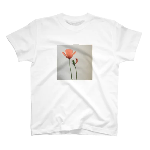 Pink Flower Regular Fit T-Shirt