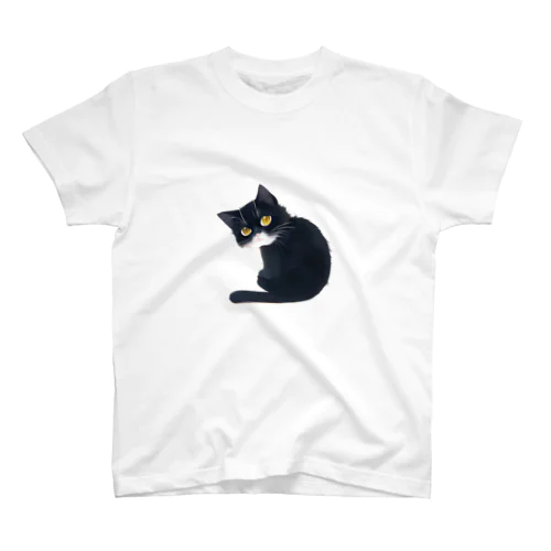 黒猫さん スタンダードTシャツ