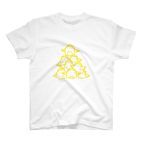 群がるイエローりゅうたん Regular Fit T-Shirt