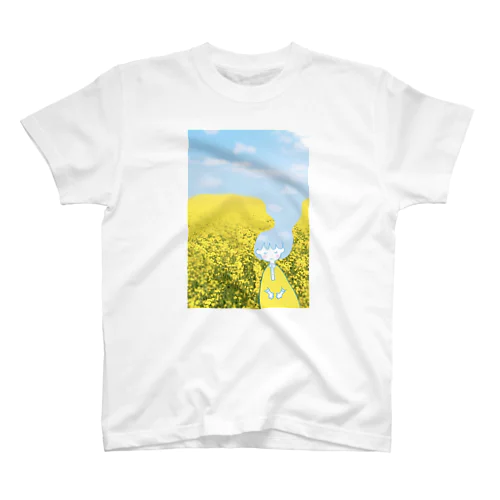 菜の花畑のおんなのこ Regular Fit T-Shirt