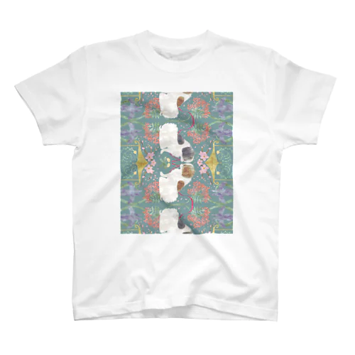 狆と和花ケース Regular Fit T-Shirt