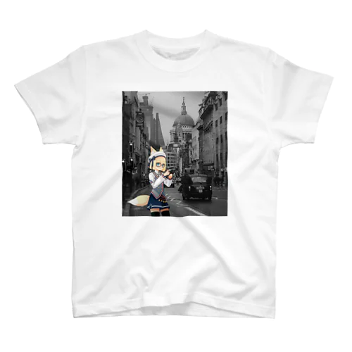 Exploring London with Tokikaze 1 (Mono) Regular Fit T-Shirt