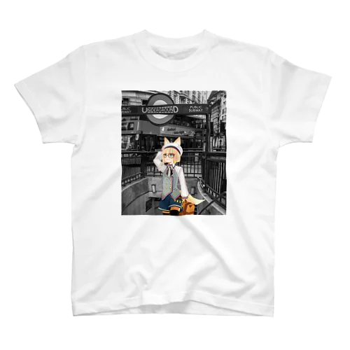 Exploring London with Tokikaze 2 (Mono) Regular Fit T-Shirt