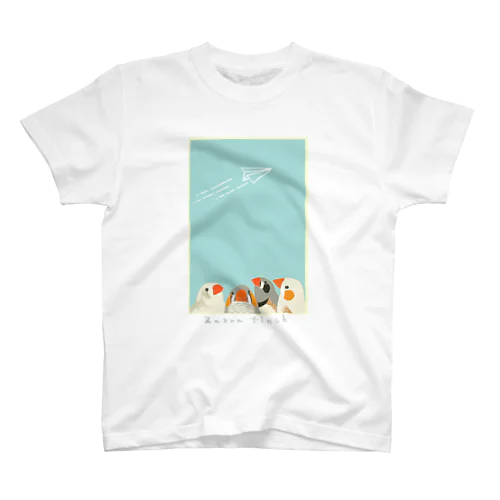 ゼブラフィンチ（キンカチョウ） Regular Fit T-Shirt