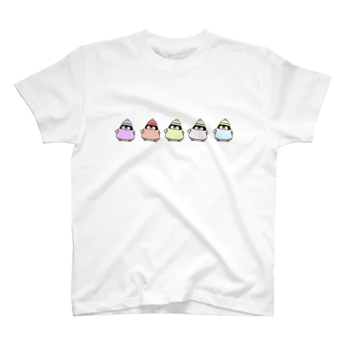 淡い色のペンちゃんズ Regular Fit T-Shirt