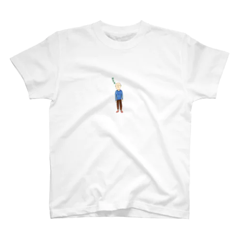 立ち寝する人 Regular Fit T-Shirt