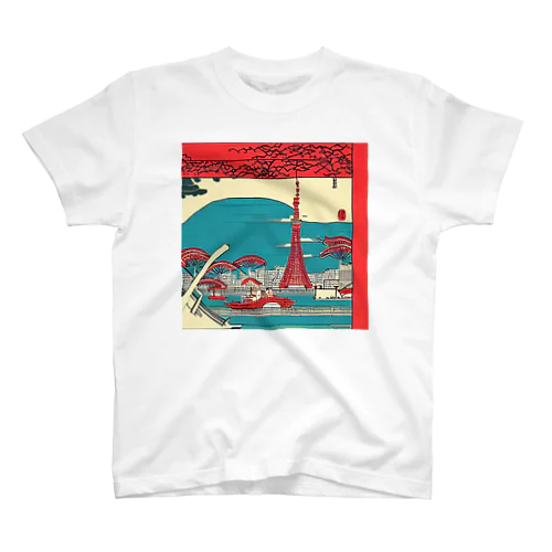 tokyotower5 Regular Fit T-Shirt