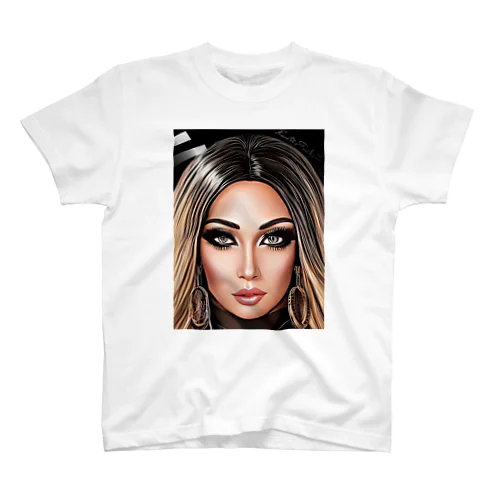 QUEENDOM-FACE- Regular Fit T-Shirt