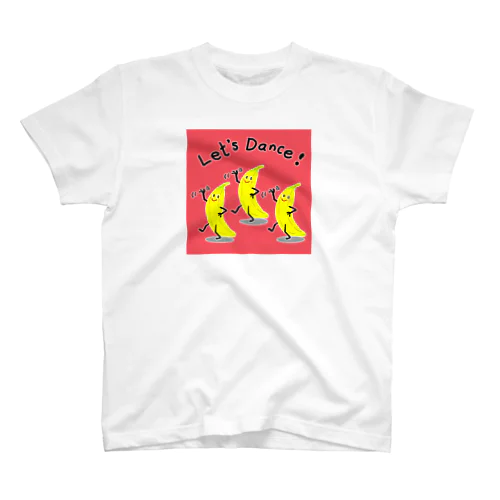 バナナ　Let's Dance！背景色 スタンダードTシャツ