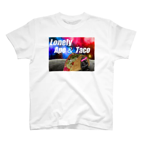 Space Gorilla Tacos "Lonely Ape and Taco" スタンダードTシャツ