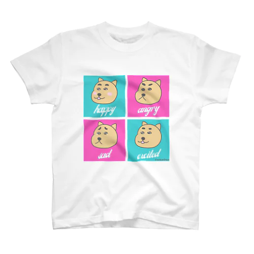 喜怒哀楽のわんころ スタンダードTシャツ