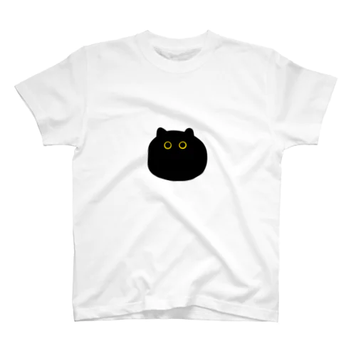 多分ねこ、黒い猫 Regular Fit T-Shirt