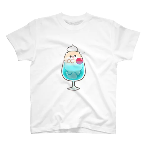 ぽぽちクリームソーダ Regular Fit T-Shirt