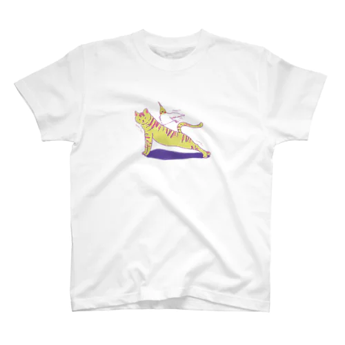 猫のびーー鳥スサーー Regular Fit T-Shirt