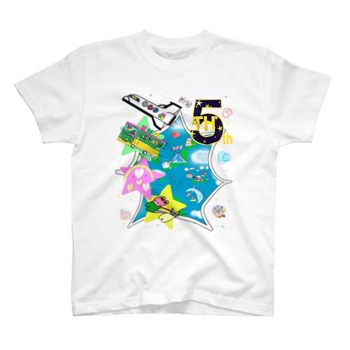 TH5周年デザイン Regular Fit T-Shirt