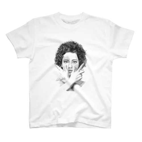 Cross Afro Girl Regular Fit T-Shirt