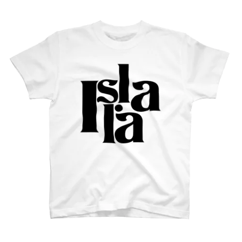 Isla･la丸ロゴスタンダードTシャツ 티셔츠