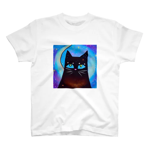 クロネコと宇宙 Regular Fit T-Shirt