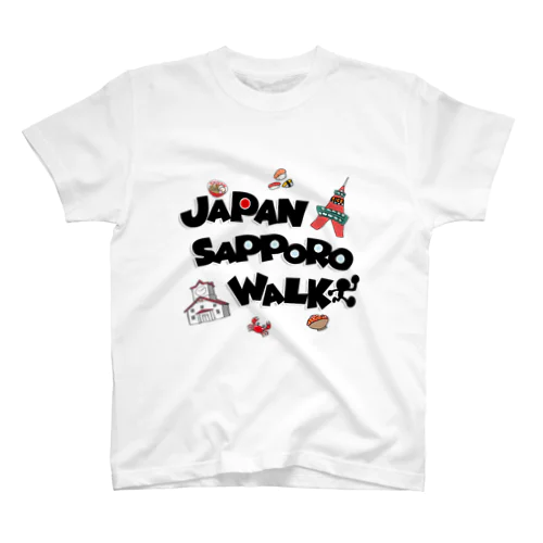 JAPAN SAPPORO WALK ロゴ グッズ Regular Fit T-Shirt