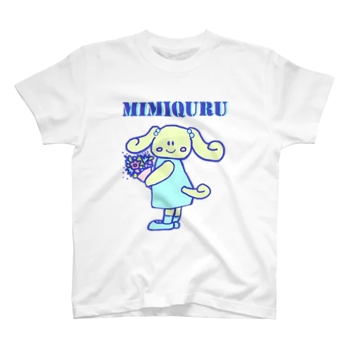 MIMIQURU　ミミキュル　花束💐 Regular Fit T-Shirt