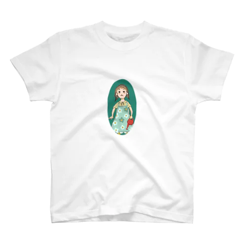 おさげちゃん　庭仕事 スタンダードTシャツ