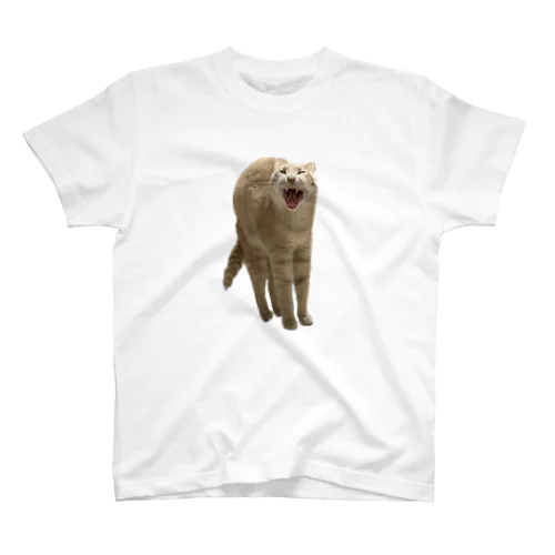 あくび猫のシロ Regular Fit T-Shirt